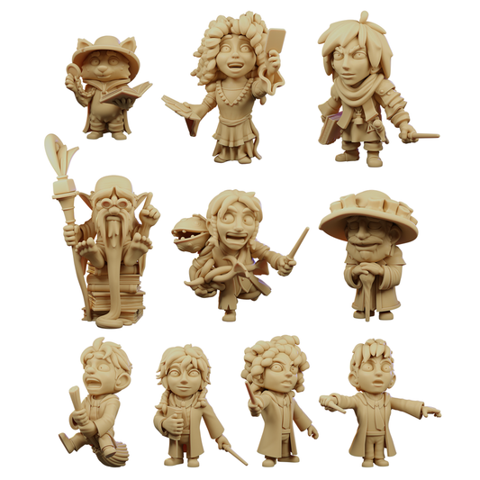 Stone King's Magic School Oversized Miniatures