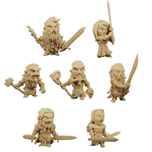 Stone King's Zombi Killers Oversized Miniatures