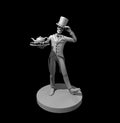Skeleton Butler 28mm Scale Miniature
