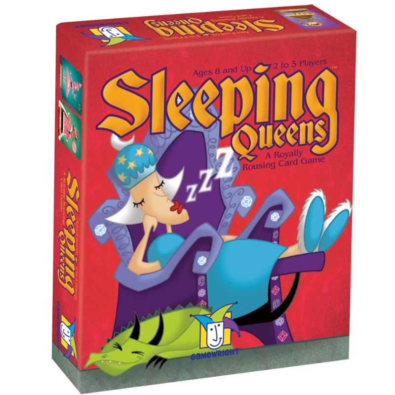 Sleeping Queens card game box
