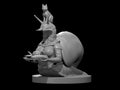 Snail Folk Female Baker 28mm Scale Miniature