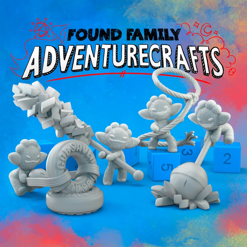 Sour Gummy Goblins miniature set render