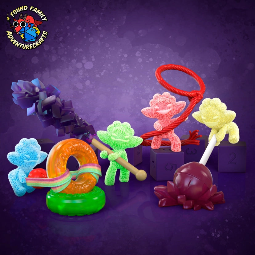 Sour Gummy Goblins colour render