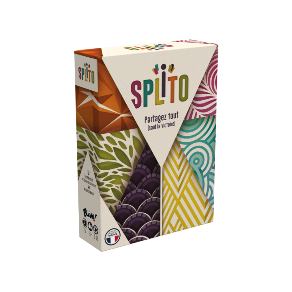 Splito card game box