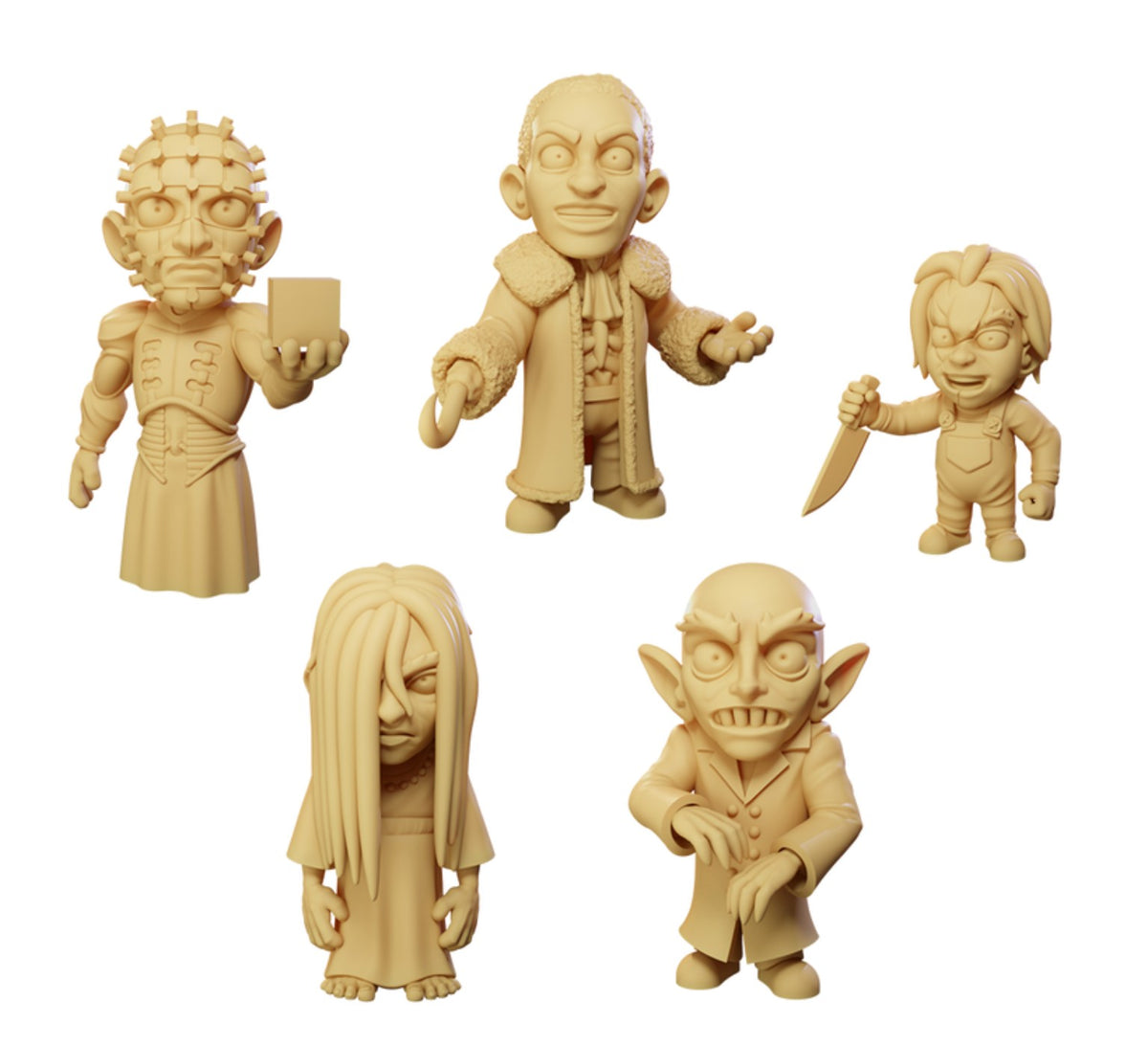 Stone King Halloween Horrors oversized resin miniature set