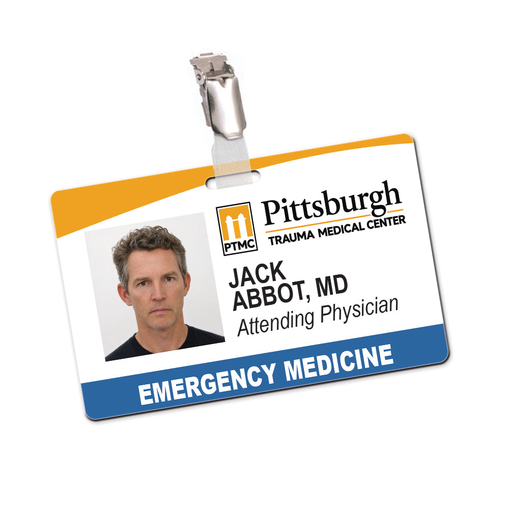 The Pitt Cosplay ID Card - Pittsburgh Trauma Medical Center Prop
