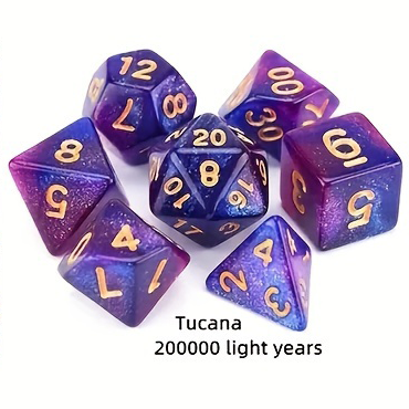 Galaxy Dice Set - Tucana