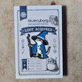 Wizard Lizard Blue Robe enamel pin badge on BlueCyborg loot card
