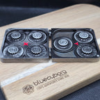 Wyrmhold Dial open with seven spinning RPG dice dials