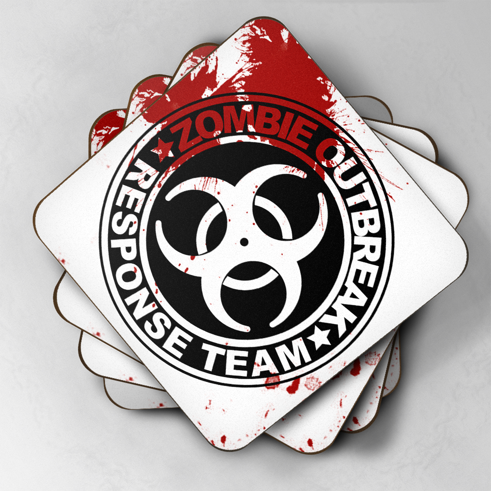 Zombie Outbreak Response Team Coaster