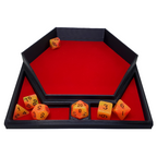 Hexagon Felt Lined Roll Tray
