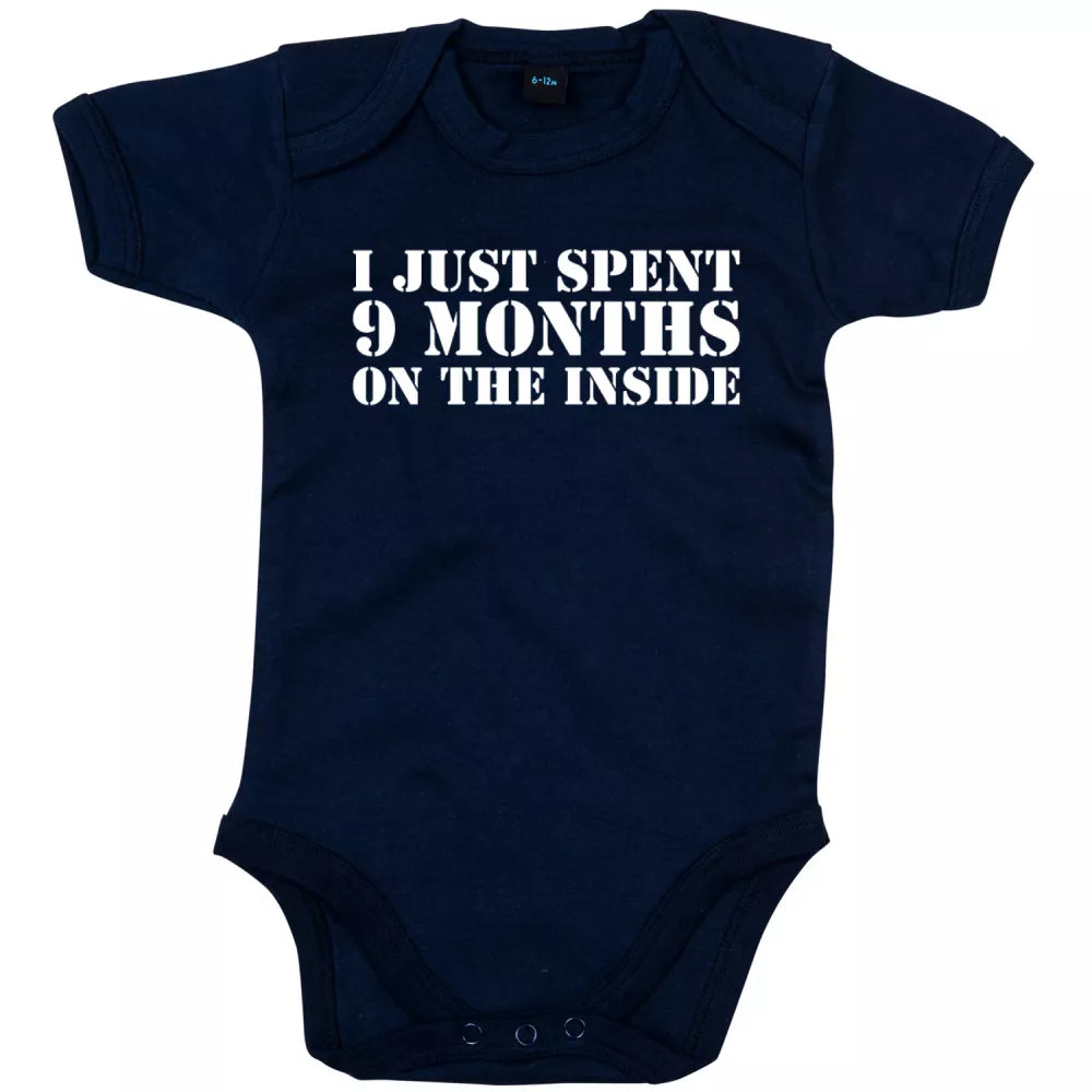I Just Spent 9 Months On The Inside Babygrow