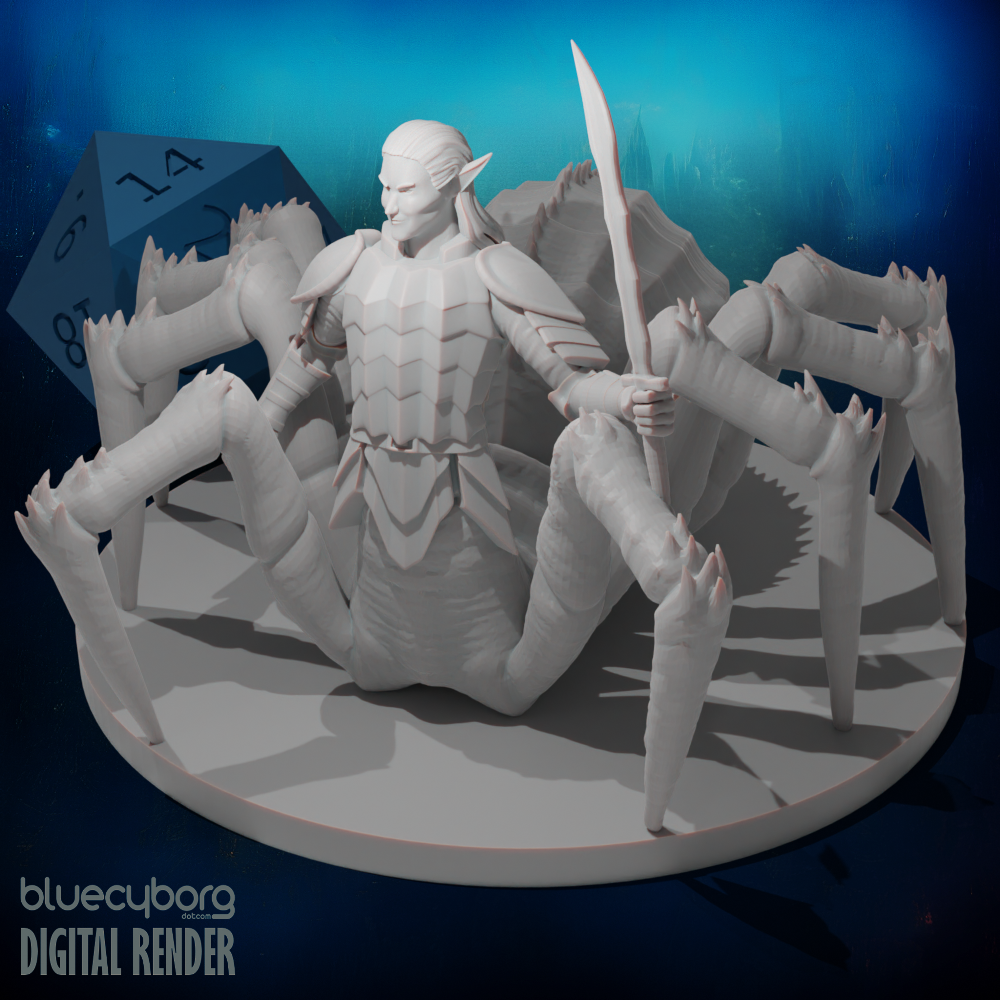 Drider 28mm Scale Miniature