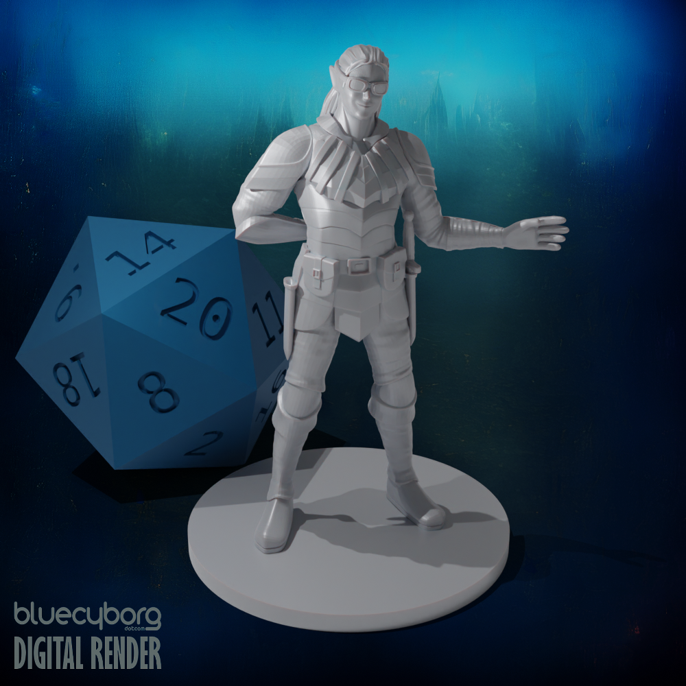 Drow Rogue Friendly 28mm Scale Miniature