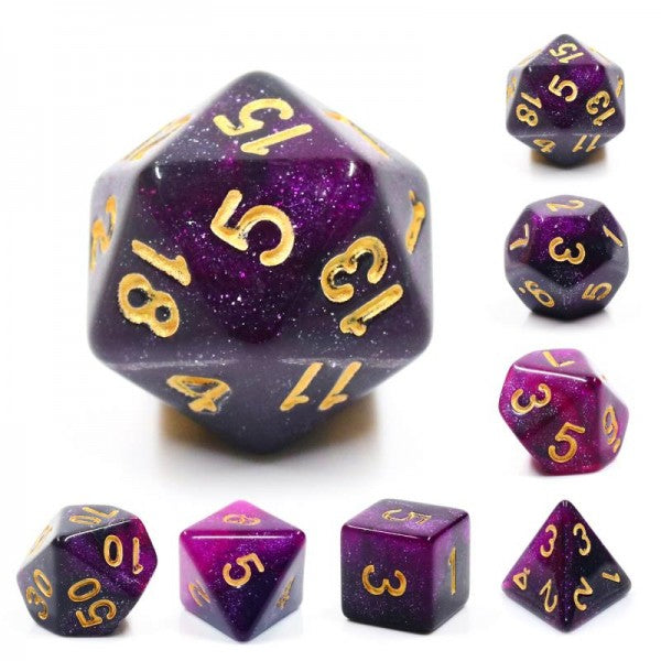 Mythic Dice Set - Purple Galaxy