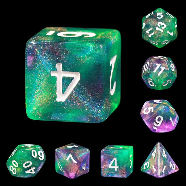 D20 Polyhedral 7 Piece Dice Set - Mythic - Portion