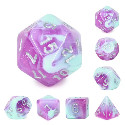 Mythic Dice Set - Blueberry Smoothie