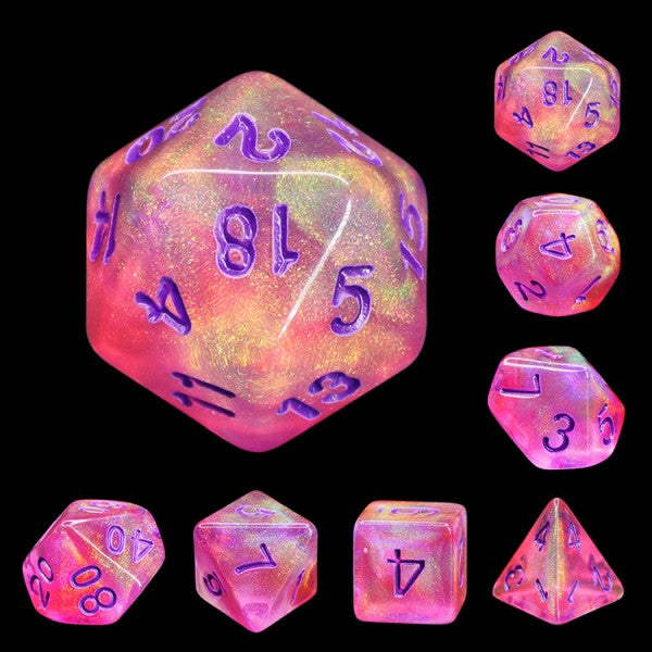 D20 Polyhedral 7 Piece Dice Set - Mythic - Cheshire