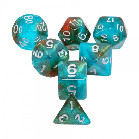 Mythic Dice Set - Neverland UV Glow