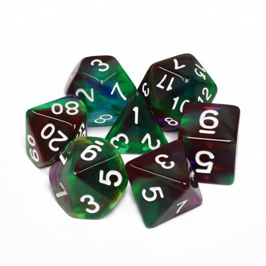 Elemental Dice Set - Gem Dice Set - Bottom of the Sea