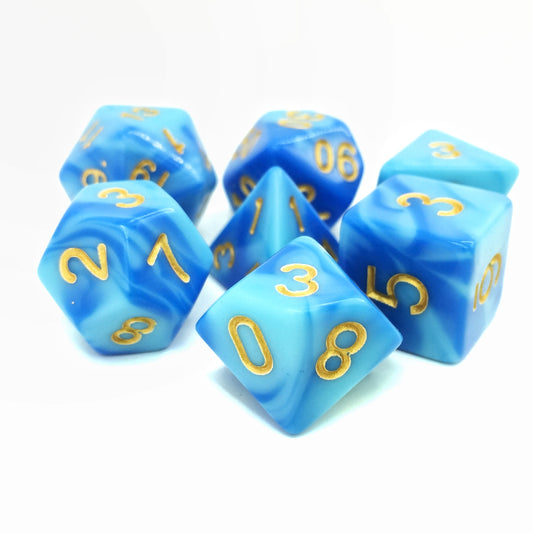 Elemental Dice Set - Sky Blue