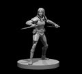 Human Female Rogue 8 28mm Scale Miniature