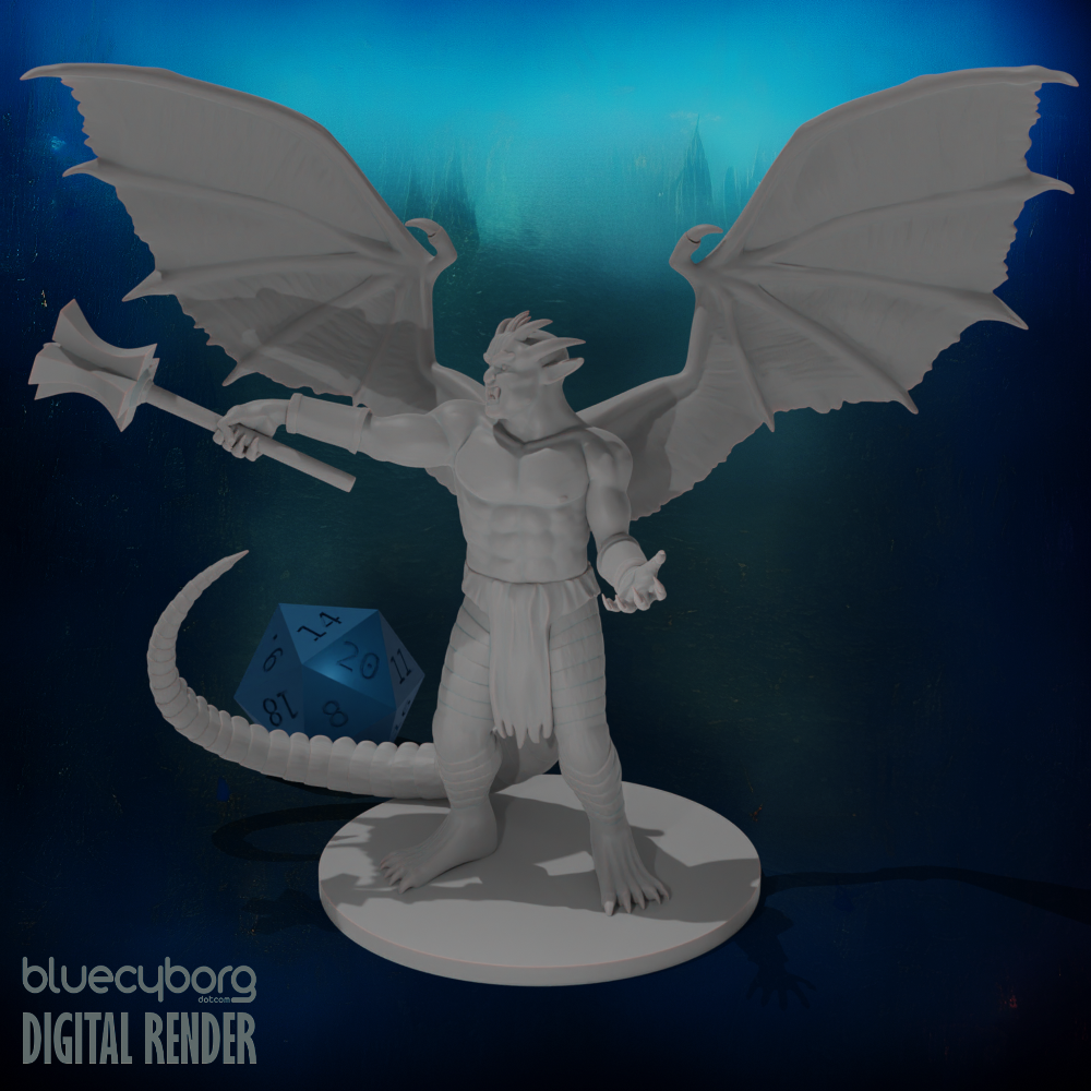 Devils 28mm Scale Miniature for D&D, Shapeways, Pathfinder and Other ...
