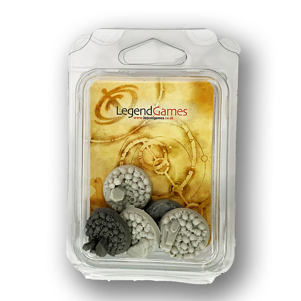 LegendGames 25mm skull bases x10