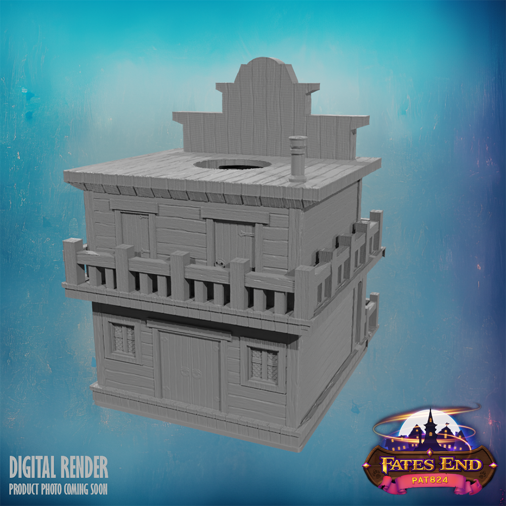 Zombified Ghost Town Dice Tower