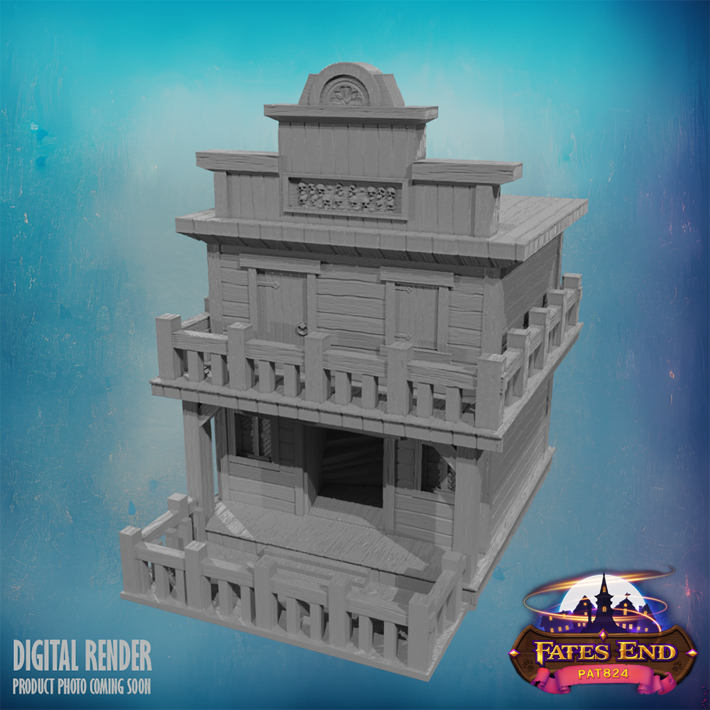 Zombified Ghost Town Dice Tower