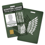 Attack On Titan Personalised Cosplay ID