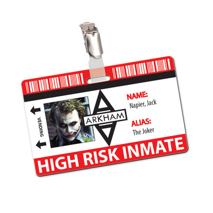Arkham Asylum Inmate Cosplay ID Card