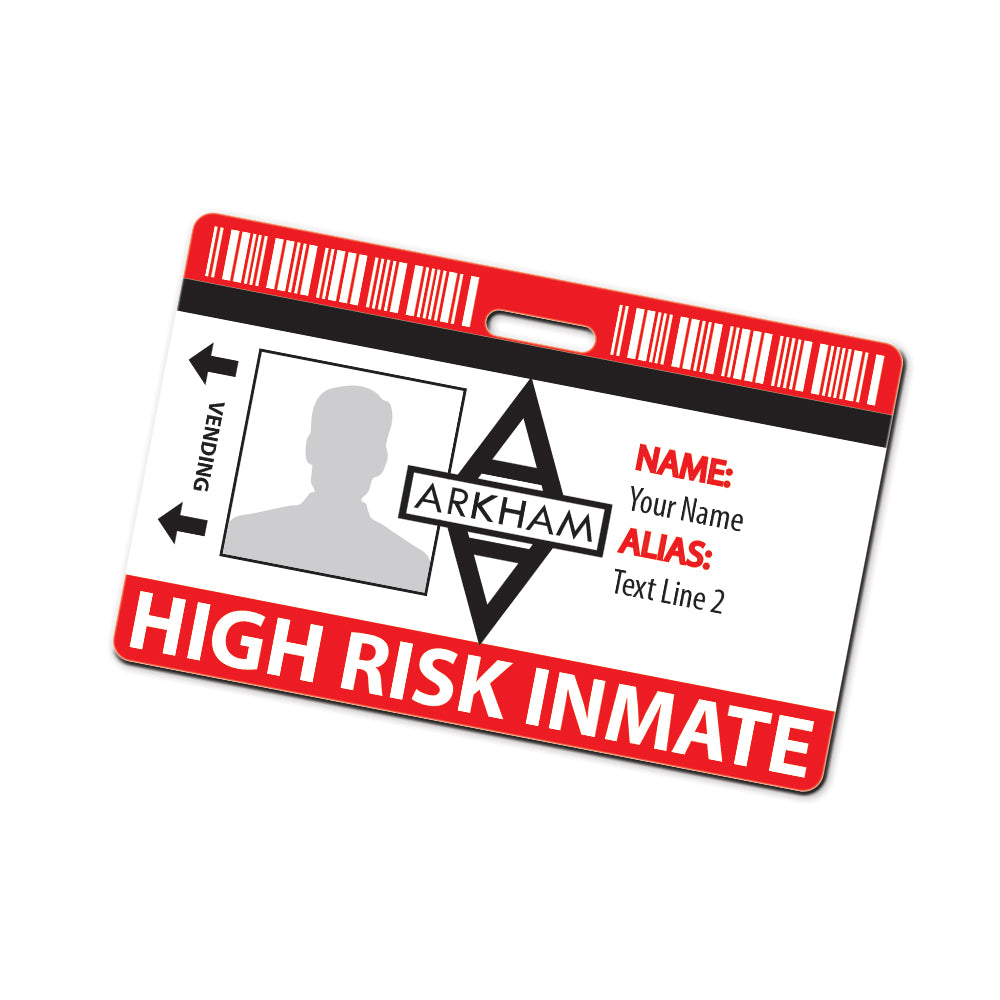 Arkham Inmate Badge 1000x1000 Arkham Asylum Inmate Personalised Cosplay ID – bluecyborg.com