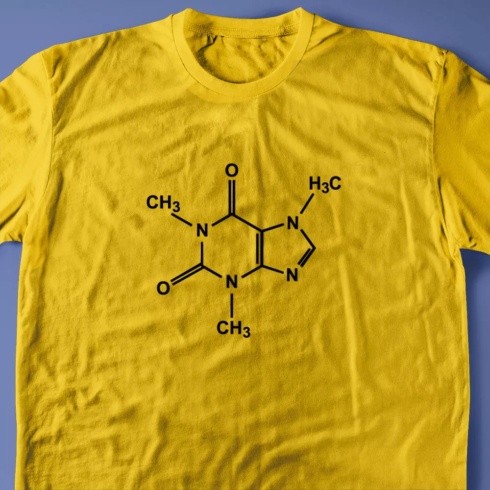 Caffeine Molecule T-Shirt