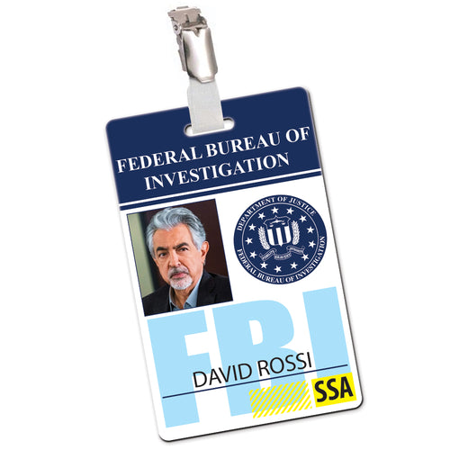 Criminal Minds FBI BAU Cosplay ID Card