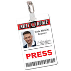 Daily Bugle Press Pass Cosplay ID Card