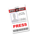 Daily Bugle Press Pass Personalised Cosplay ID