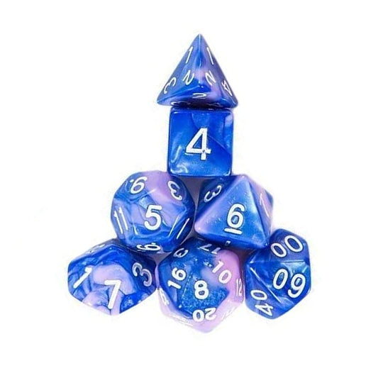 Elemental Dice Set - Blue/Pink