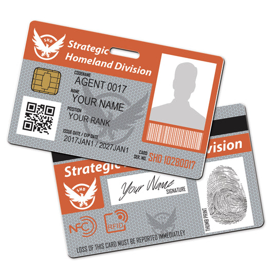 Strategic Homeland Division Personalised Cosplay ID