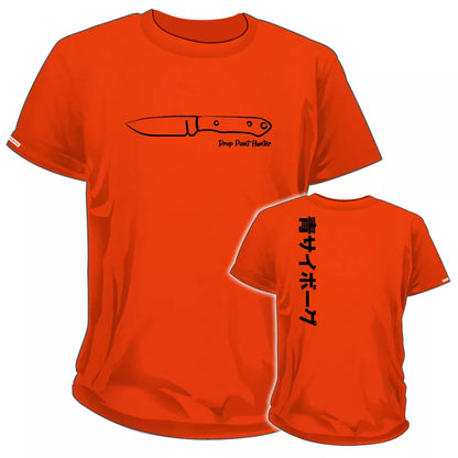 Blade Sketches - Drop Point Hunter Knife T-Shirt