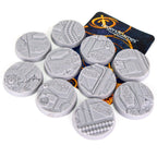 LegendGames 32mm Round Necron Bases x10