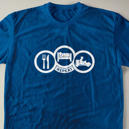 Eat, Sleep, Go Kart T-Shirt