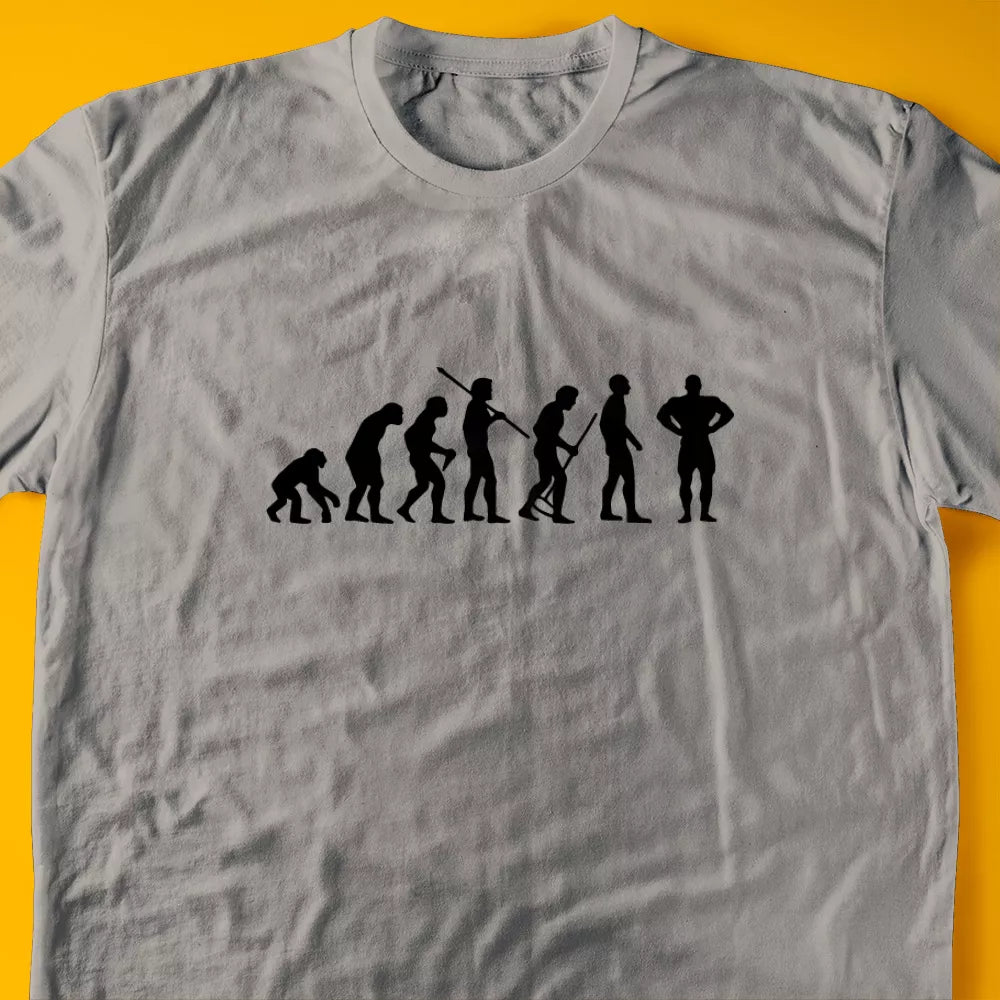 Evolution of a Bodybuilder T-Shirt