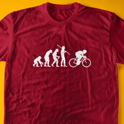 Evolution of a Cyclist T-Shirt