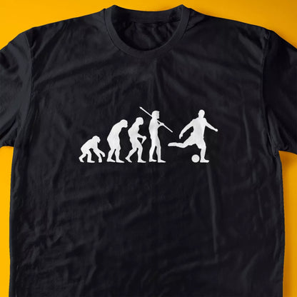 Evolution of a Footballer T-Shirt