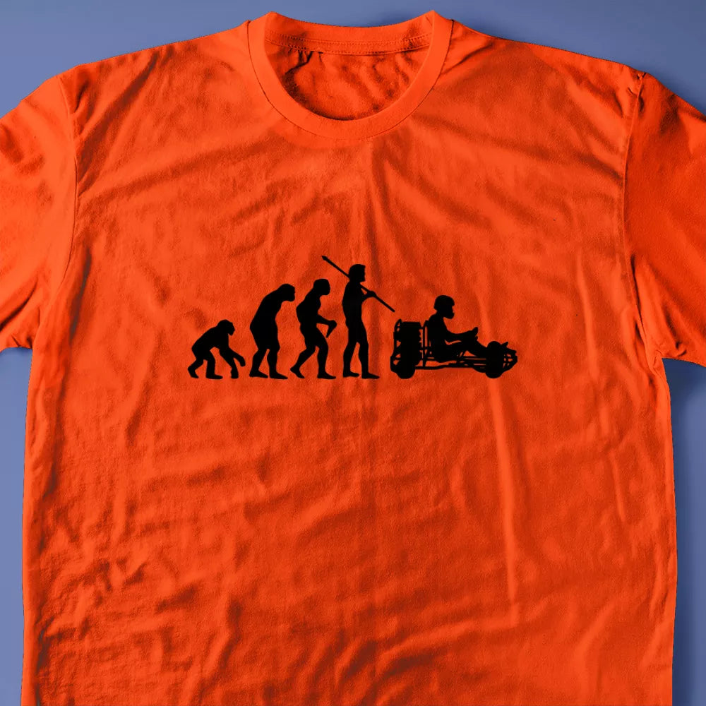 Evolution of a Go Kart Racer T-Shirt