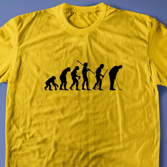 Evolution of a Golfer T-Shirt