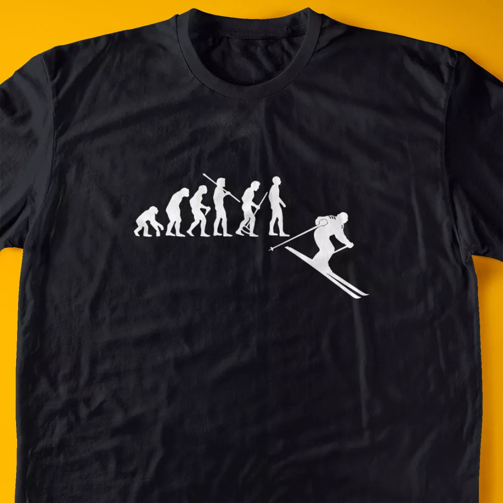 Evolution of a Skier T-Shirt