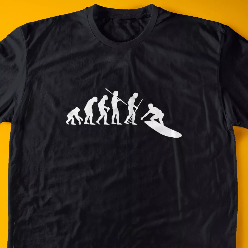 Evolution of a Surfer T-Shirt