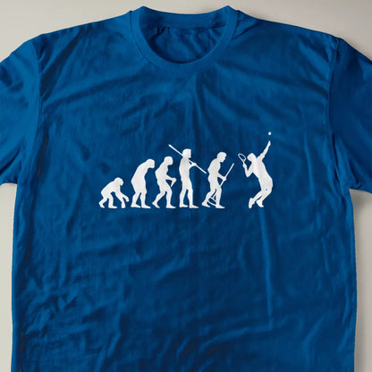 Evolution of a Tennis Player T-Shirt